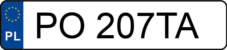 Numer rejestracyjny PO 207TA posiada FORD SIERRA - PO207TA Numer rejestracyjny PO 207TA posiada FORD SIERRA - PO207TA