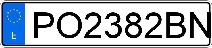 Numer rejestracyjny PO2382BN posiada VOLKSWAGEN PASSAT Numer rejestracyjny PO2382BN posiada VOLKSWAGEN PASSAT