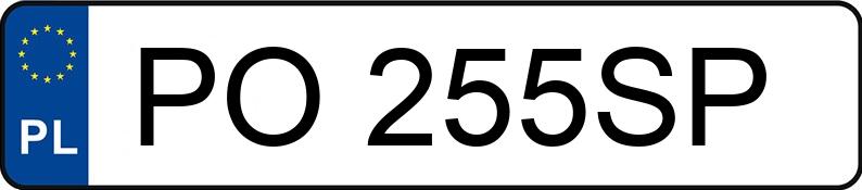 Numer rejestracyjny PO 255SP posiada BMW 318 I - PO255SP