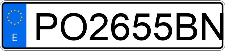 Numer rejestracyjny PO2655BN posiada SEAT AROSA