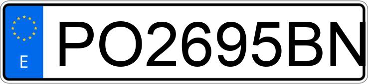 Numer rejestracyjny PO2695BN posiada CITROEN C-15