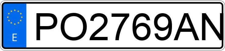 Numer rejestracyjny PO2769AN posiada RENAULT EXPRESS