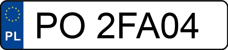 Numer rejestracyjny PO 2FA04 posiada BMW X3 Diesel MR`10 E5 F25 xDrive20d - PO2FA04 Numer rejestracyjny PO 2FA04 posiada BMW X3 Diesel MR`10 E5 F25 xDrive20d - PO2FA04
