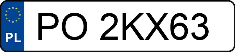 Numer rejestracyjny PO 2KX63 posiada FIAT TALENTO - PO2KX63 Numer rejestracyjny PO 2KX63 posiada FIAT TALENTO - PO2KX63