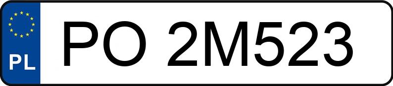 Numer rejestracyjny PO 2M523 posiada MERCEDES-BENZ E 320 - PO2M523