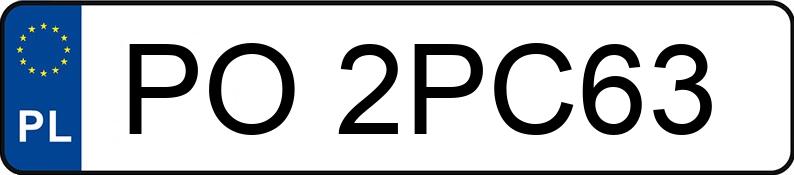 Numer rejestracyjny PO 2PC63 posiada BMW 320i MR`19 E6d G20 xDrive Steptronic - PO2PC63