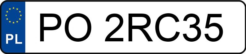 Реєстраційний номер PO 2RC35 має MERCEDES-BENZ S 430 Kat. MR`98 220 S 430 Kat. MR`98 220 - PO2RC35