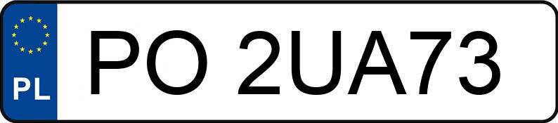 Numer rejestracyjny PO 2UA73 posiada RENAULT LAGUNA - PO2UA73