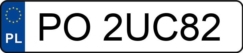 Numer rejestracyjny PO 2UC82 posiada BMW 525 D - PO2UC82 Numer rejestracyjny PO 2UC82 posiada BMW 525 D - PO2UC82