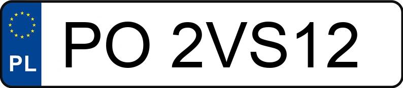 Numer rejestracyjny PO 2VS12 posiada KIA SPORTAGE - PO2VS12