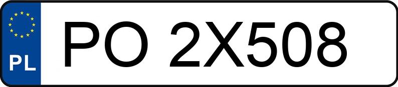 Numer rejestracyjny PO 2X508 posiada FORD FOCUS - PO2X508 Numer rejestracyjny PO 2X508 posiada FORD FOCUS - PO2X508