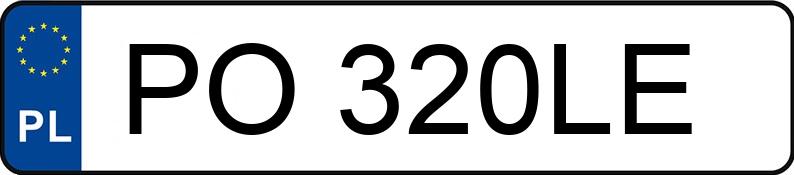 Numer rejestracyjny PO 320LE posiada MERCEDES-BENZ E 320 Kat. 124 E 320 - PO320LE