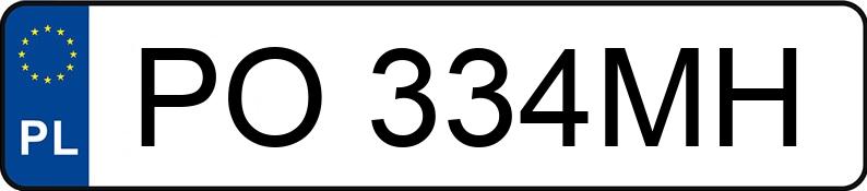 Numer rejestracyjny PO 334MH posiada BMW 520I - PO334MH Numer rejestracyjny PO 334MH posiada BMW 520I - PO334MH