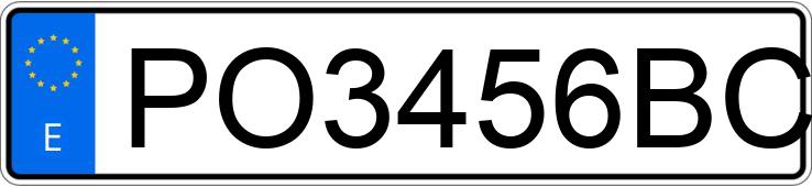 Numer rejestracyjny PO3456BC posiada CITROEN ZX