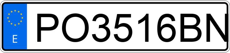 Numer rejestracyjny PO3516BN posiada CITROEN XSARA