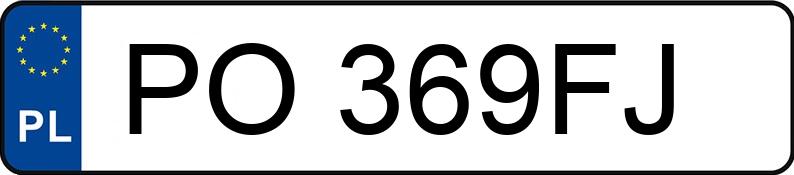 Numer rejestracyjny PO369FJ posiada VOLVO 850 850 Kat.