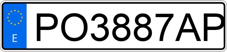 Numer rejestracyjny PO3887AP posiada YAMAHA XJ 600