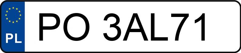 Numer rejestracyjny PO 3AL71 posiada FIAT PANDA - PO3AL71