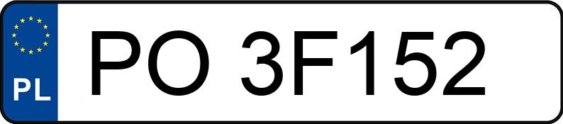 Numer rejestracyjny PO 3F152 posiada OPEL OMEGA 2.5 DTI - PO3F152 Numer rejestracyjny PO 3F152 posiada OPEL OMEGA 2.5 DTI - PO3F152