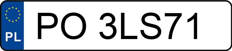 Numer rejestracyjny PO 3LS71 posiada VOLKSWAGEN Tiguan Allspace 2.0 TDI MR`17 E6 Trendline SCR - PO3LS71