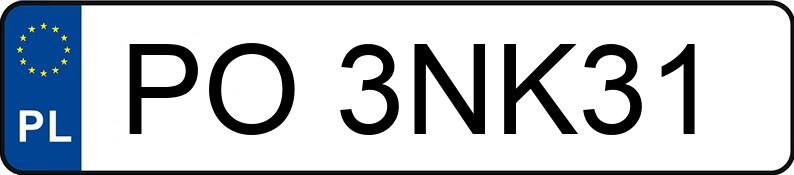 Numer rejestracyjny PO 3NK31 posiada RENAULT Laguna II Grandtour 1.8 MR`01 E3 Expression Aut. - PO3NK31