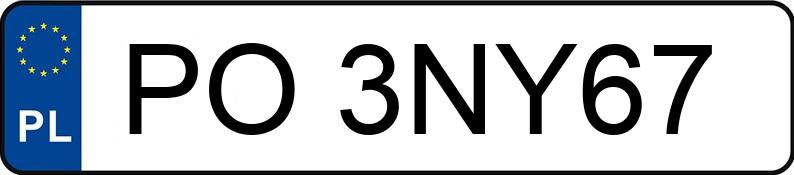 Numer rejestracyjny PO 3NY67 posiada MERCEDES-BENZ G 500 - PO3NY67