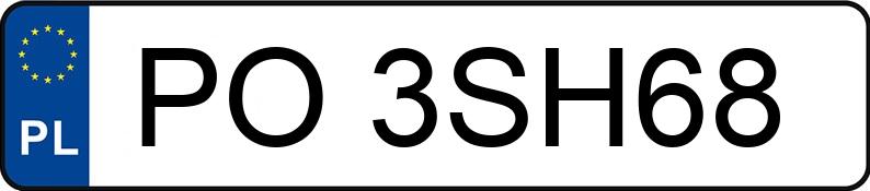 Numer rejestracyjny PO 3SH68 posiada FIAT 500 L - PO3SH68 Numer rejestracyjny PO 3SH68 posiada FIAT 500 L - PO3SH68