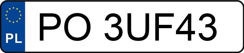 Numer rejestracyjny PO 3UF43 posiada NISSAN Juke II MR`20 E6 N-Connecta DCT - PO3UF43