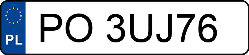 Numer rejestracyjny PO 3UJ76 posiada MERCEDES-BENZ ACTROS 963-4-A - PO3UJ76