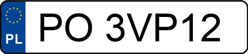 Numer rejestracyjny PO 3VP12 posiada RENAULT KADJAR - PO3VP12