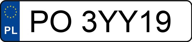 Numer rejestracyjny PO 3YY19 posiada WIELTON PC16 - PO3YY19