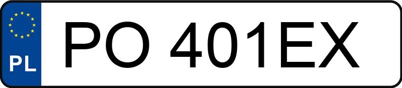 Numer rejestracyjny PO 401EX posiada HONDA Civic 1.8 MR`06 E4 Comfort - PO401EX