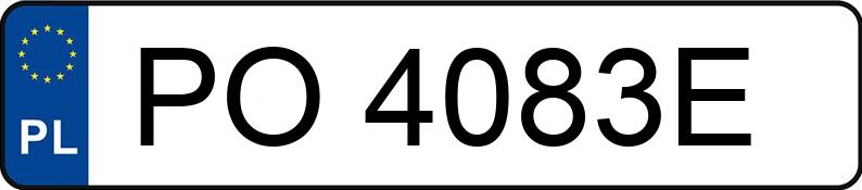 Numer rejestracyjny PO 4083E posiada RENAULT Espace III 2.0 MR`97 RT - PO4083E Numer rejestracyjny PO 4083E posiada RENAULT Espace III 2.0 MR`97 RT - PO4083E