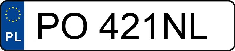 Numer rejestracyjny PO 421NL posiada PEUGEOT 307 - PO421NL