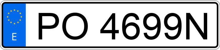 Numer rejestracyjny PO4699N posiada RENAULT 18