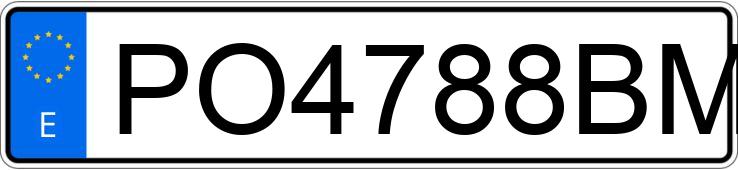 Numer rejestracyjny PO4788BM posiada CITROEN SAXO