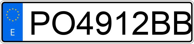 Numer rejestracyjny PO4912BB posiada VOLKSWAGEN GOLF Numer rejestracyjny PO4912BB posiada VOLKSWAGEN GOLF