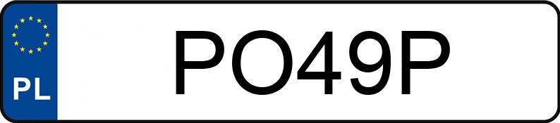 Numer rejestracyjny PO 49P posiada OSI 20M - PO49P