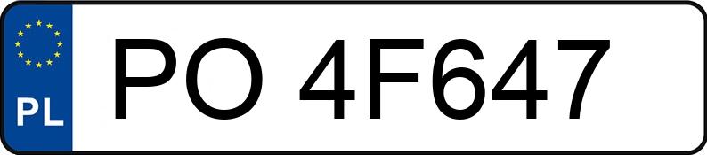 Numer rejestracyjny PO 4F647 posiada TOYOTA Yaris 1.4 Diesel MR`03 E3 Base - PO4F647