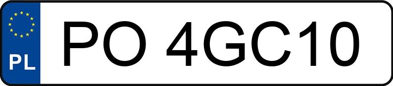 Numer rejestracyjny PO 4GC10 posiada RENAULT CLIO - PO4GC10