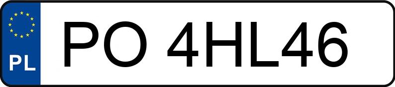 Numer rejestracyjny PO 4HL46 posiada KIA RIO - PO4HL46 Numer rejestracyjny PO 4HL46 posiada KIA RIO - PO4HL46