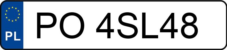 Numer rejestracyjny PO 4SL48 posiada BMW 520D XDRIVE - PO4SL48 Numer rejestracyjny PO 4SL48 posiada BMW 520D XDRIVE - PO4SL48