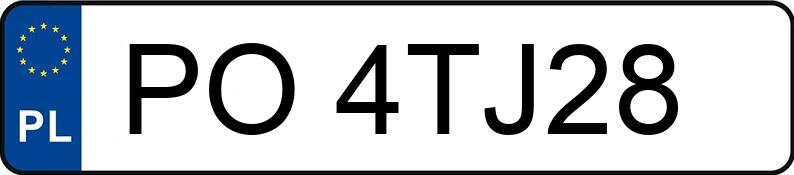Numer rejestracyjny PO 4TJ28 posiada VOLVO XC60 - PO4TJ28 Numer rejestracyjny PO 4TJ28 posiada VOLVO XC60 - PO4TJ28