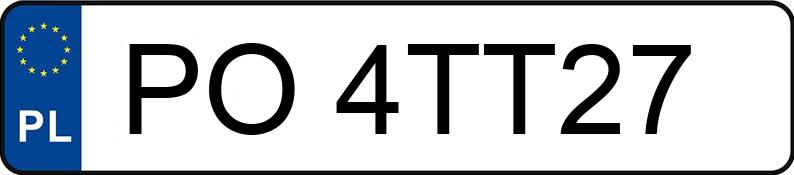 Numer rejestracyjny PO 4TT27 posiada BMW M340I XDRIVE - PO4TT27 Numer rejestracyjny PO 4TT27 posiada BMW M340I XDRIVE - PO4TT27