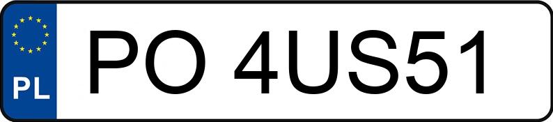 Numer rejestracyjny PO 4US51 posiada AUDI A6 AVANT - PO4US51 Numer rejestracyjny PO 4US51 posiada AUDI A6 AVANT - PO4US51