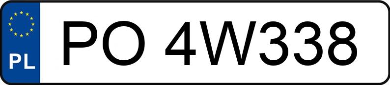 Numer rejestracyjny PO 4W338 posiada MERCEDES-BENZ 823 Atego E6 7.5t 823 - PO4W338