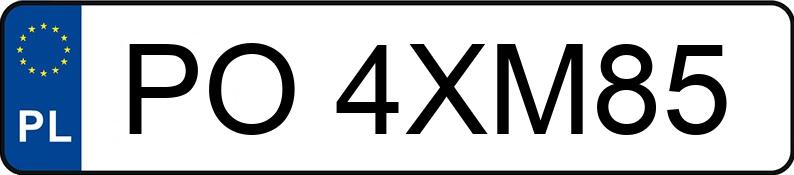 Numer rejestracyjny PO 4XM85 posiada VOLVO XC40 - PO4XM85 Numer rejestracyjny PO 4XM85 posiada VOLVO XC40 - PO4XM85