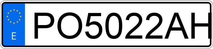 Numer rejestracyjny PO5022AH posiada TALBOT 150