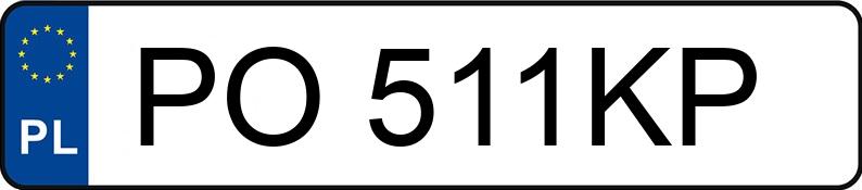 Numer rejestracyjny PO 511KP posiada VOLVO S60 2.4 MR`00 E3 S60 2.4 MR`00 E3 - PO511KP