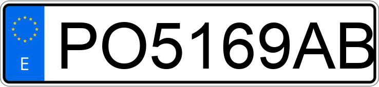 Numer rejestracyjny PO5169AB posiada BMW SERIE 3